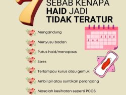 Kenapa haid tidak teratur selama beberapa bulan berturut-turut